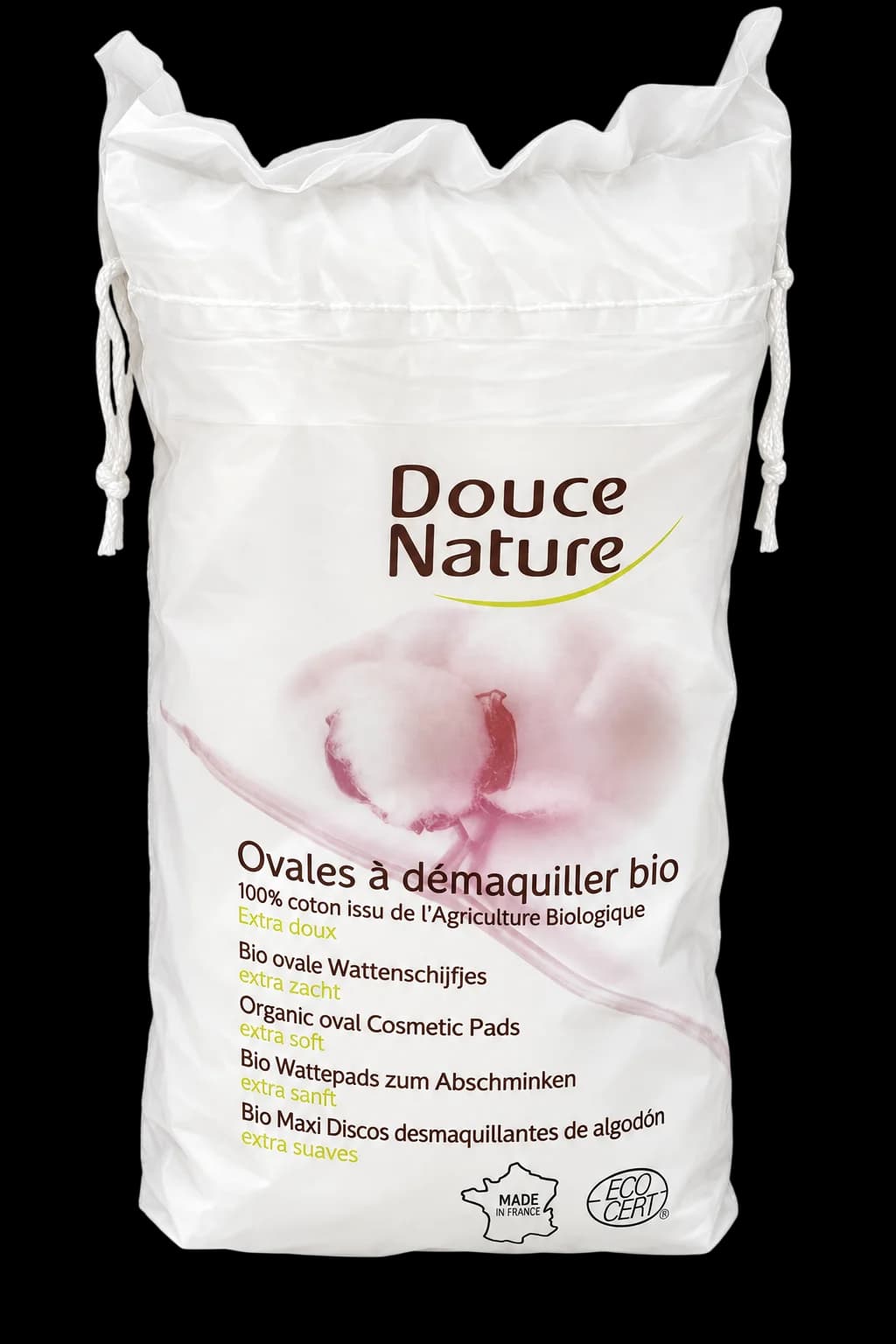 Douce Nature Ovales à Démaquiller Bio en Coton