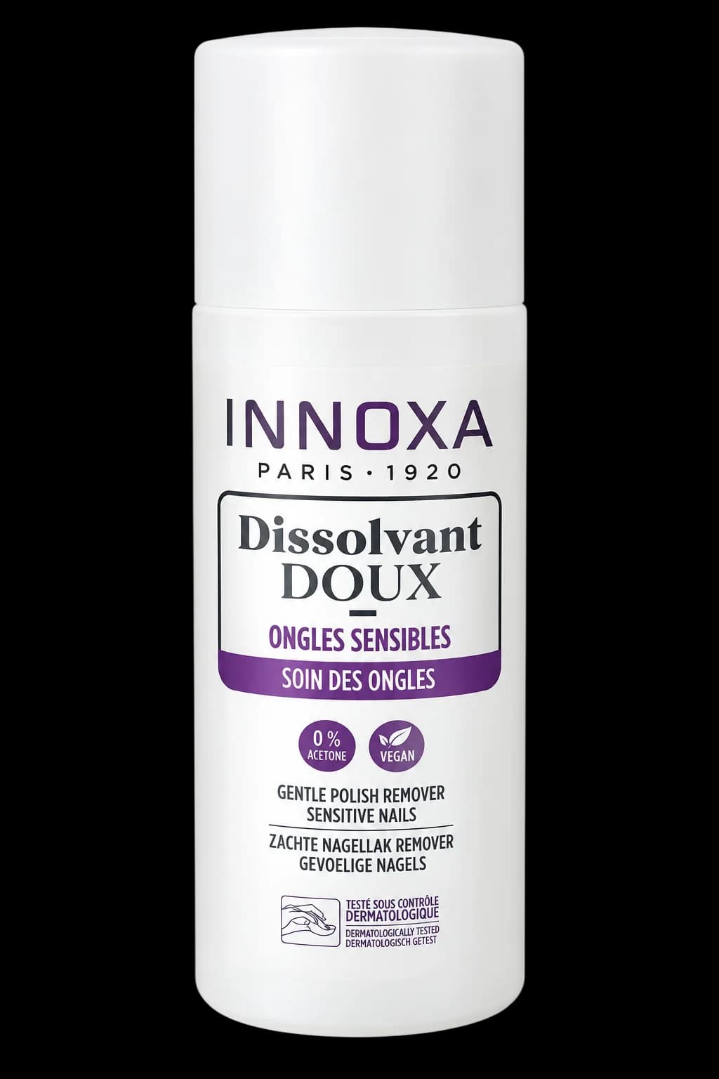 Innoxa Dissolvant Doux Ongles Sensibles 0% Acétone